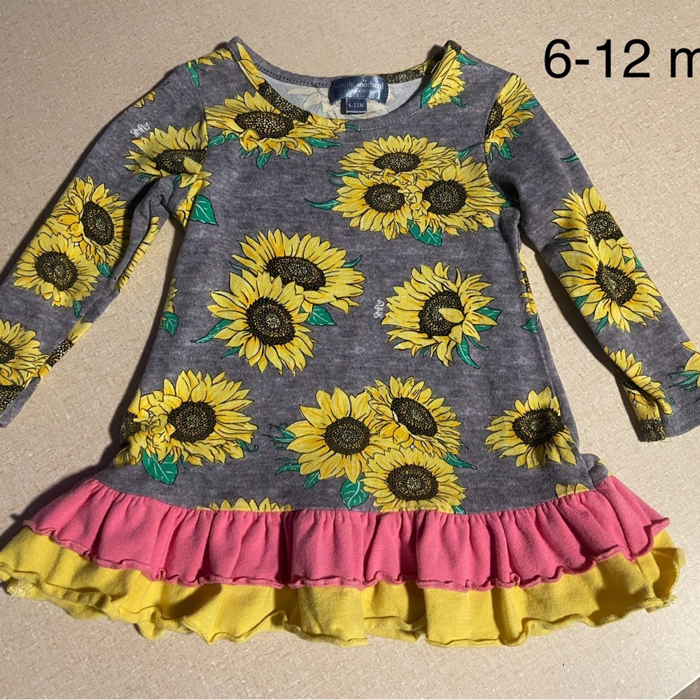 Simply southern sunflower dress